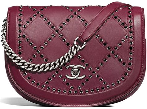 chanel cc eyelet flap bag|chanel flap bag price euro.